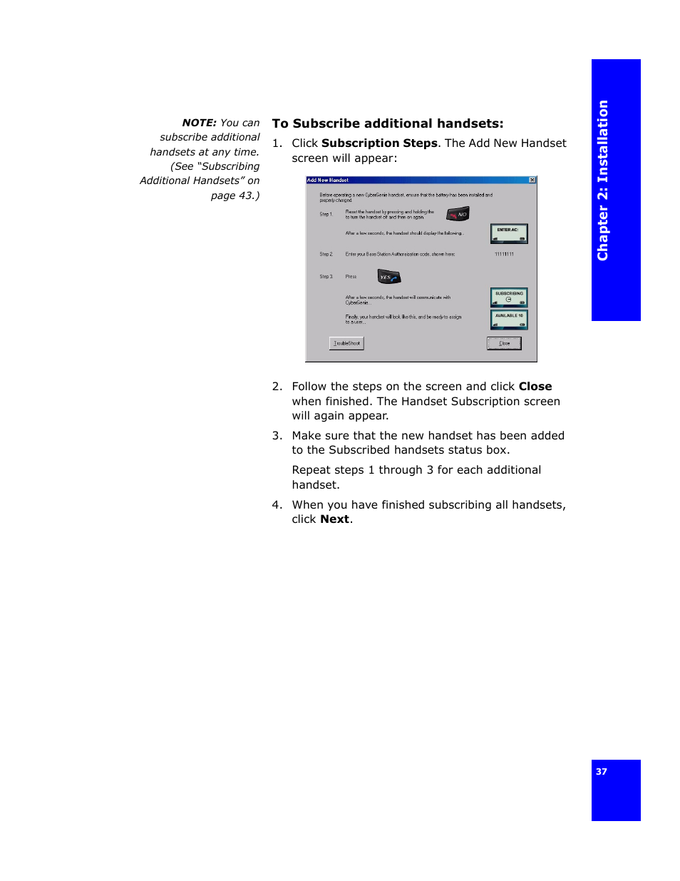 Cygnion CG 2400 User Manual | Page 49 / 246