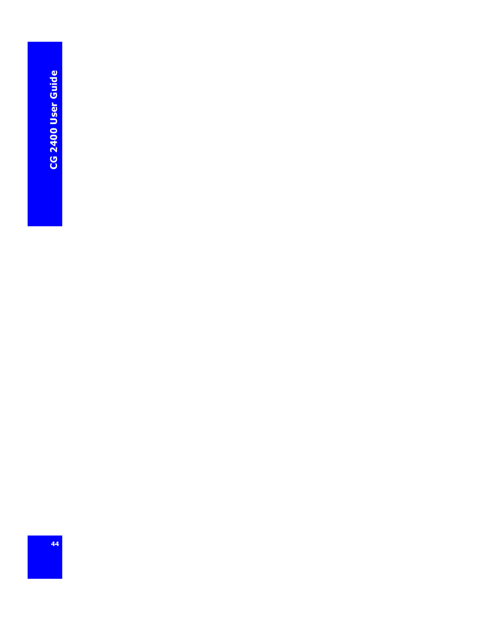 Cygnion CG 2400 User Manual | Page 56 / 246