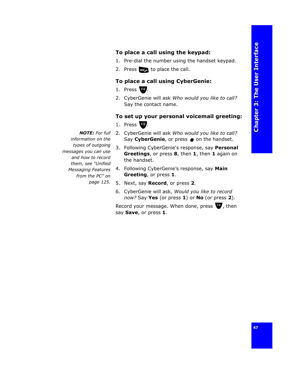 Cygnion CG 2400 User Manual | Page 59 / 246