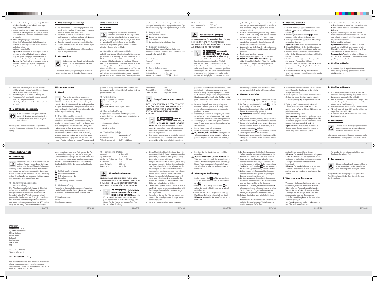 Parkside Z30825 User Manual | Page 2 / 2