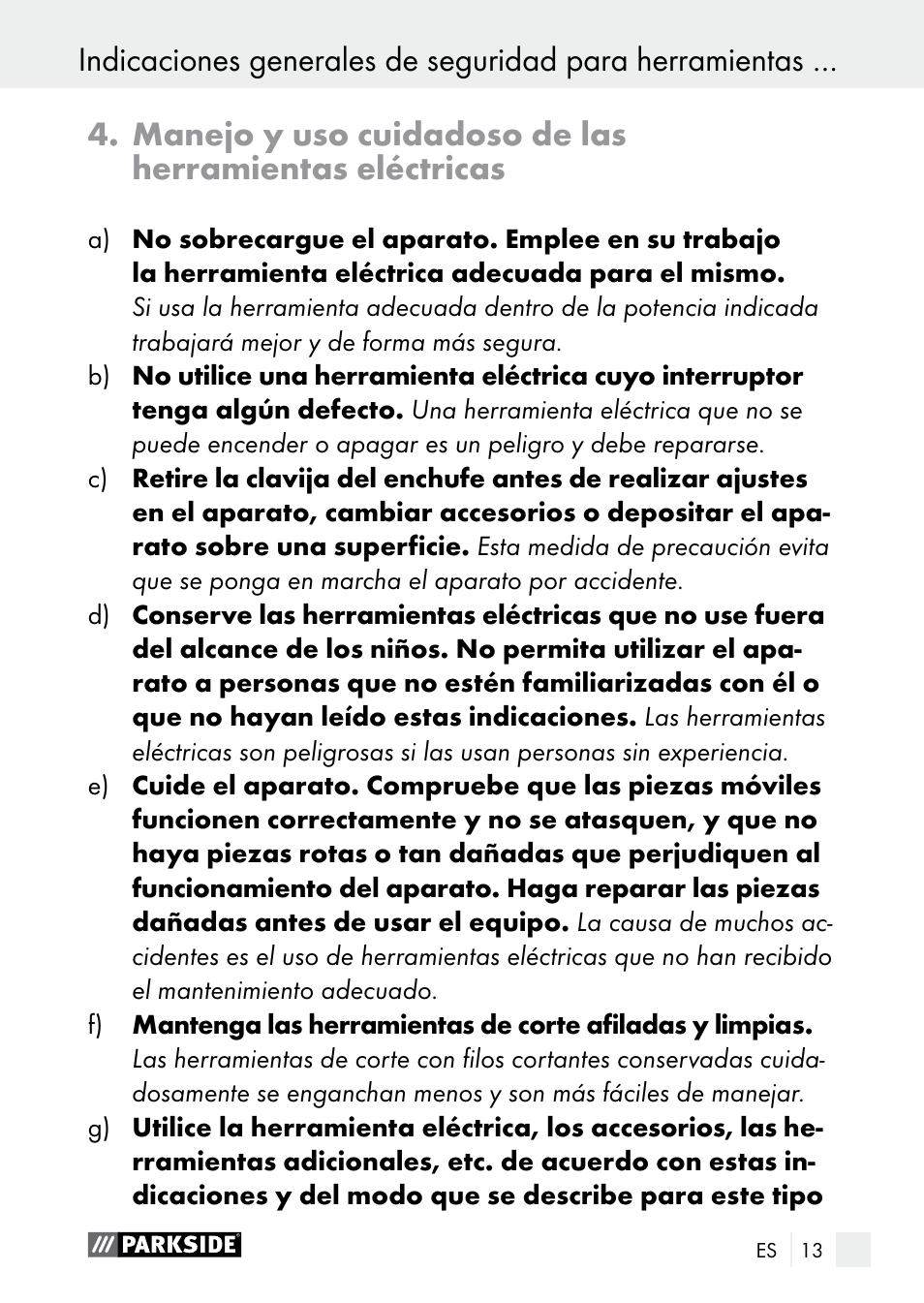 Parkside PGG 15 A1 User Manual | Page 13 / 69