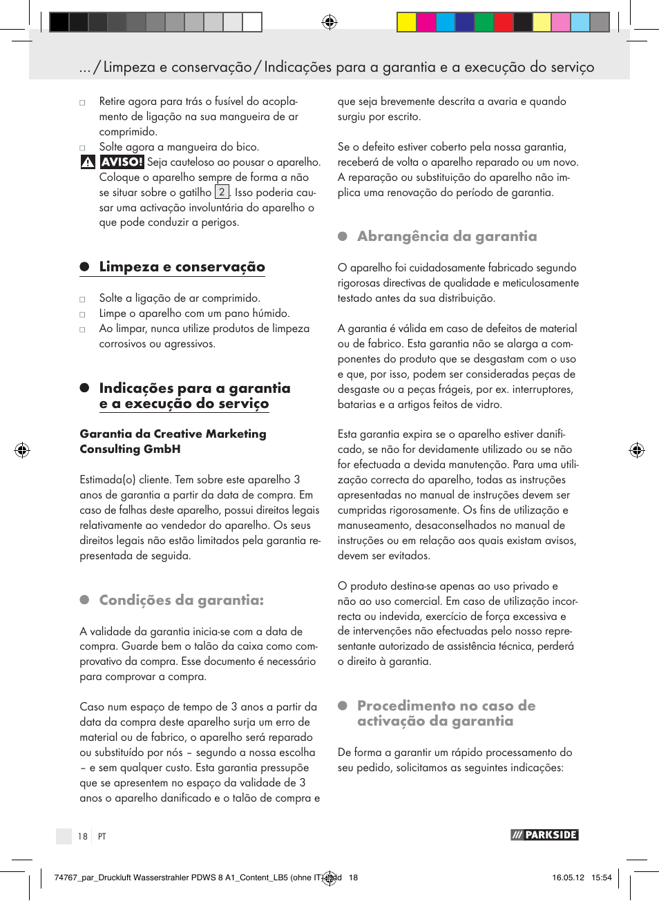 Parkside PDWS 8 A1 User Manual | Page 14 / 31
