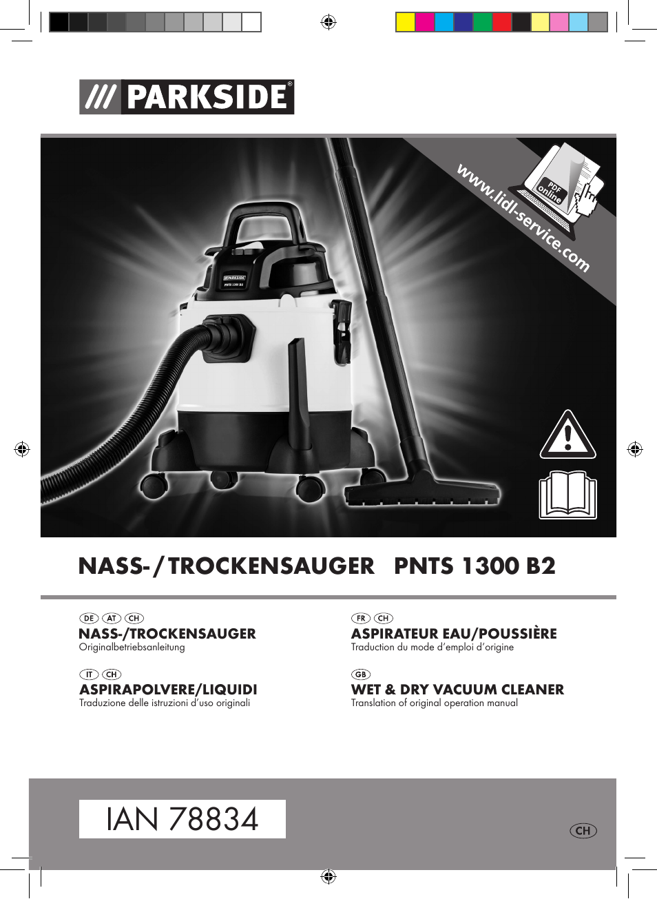 Parkside PNTS 1300 B2 User Manual | 44 pages