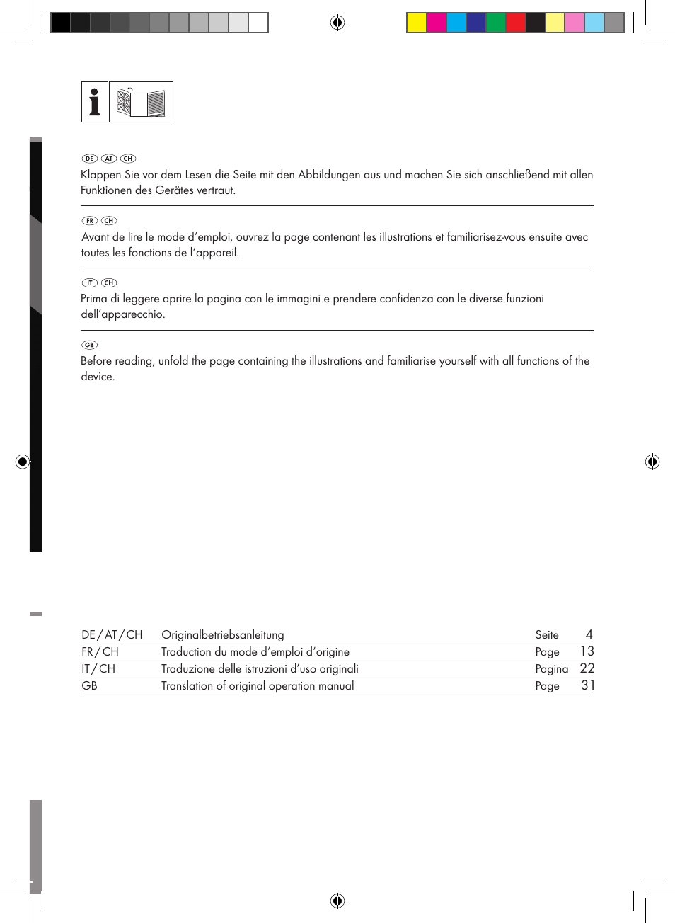 Parkside PNTS 1300 B2 User Manual | Page 2 / 44