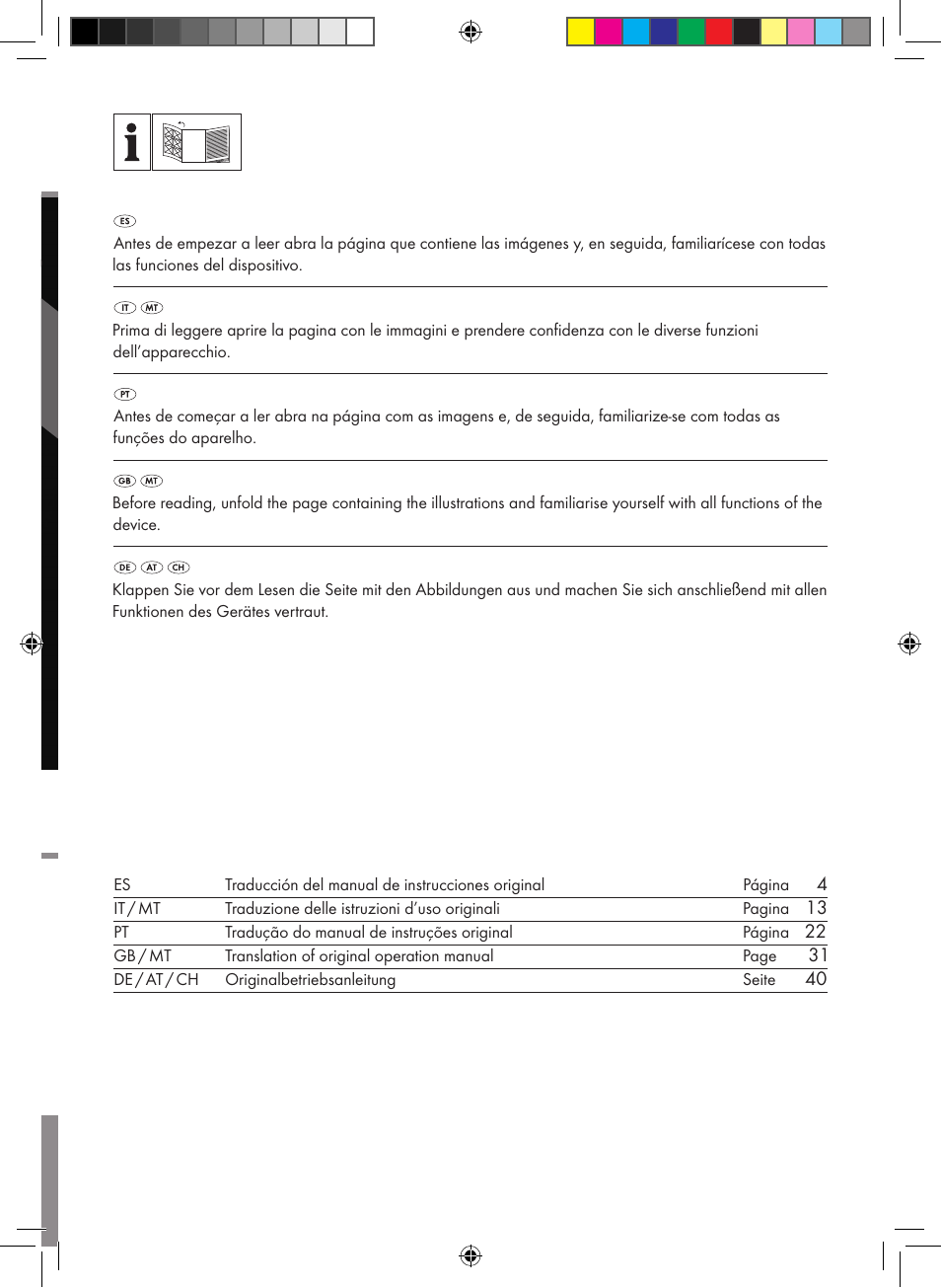 Parkside PNTS 1300 B2 User Manual | Page 2 / 52