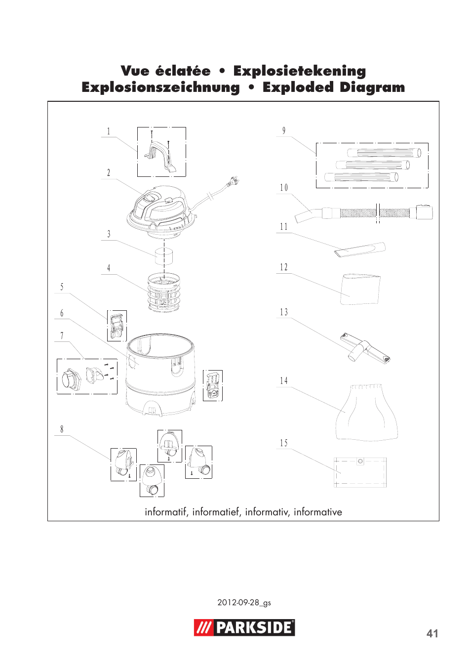 Parkside PNTS 1300 B2 User Manual | Page 41 / 44