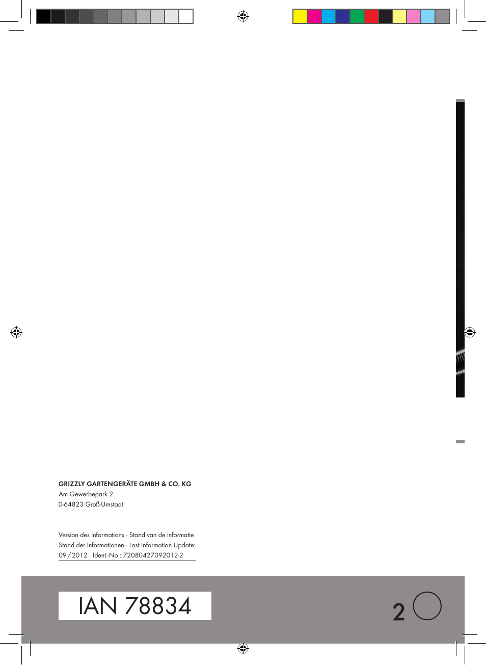 Parkside PNTS 1300 B2 User Manual | Page 44 / 44