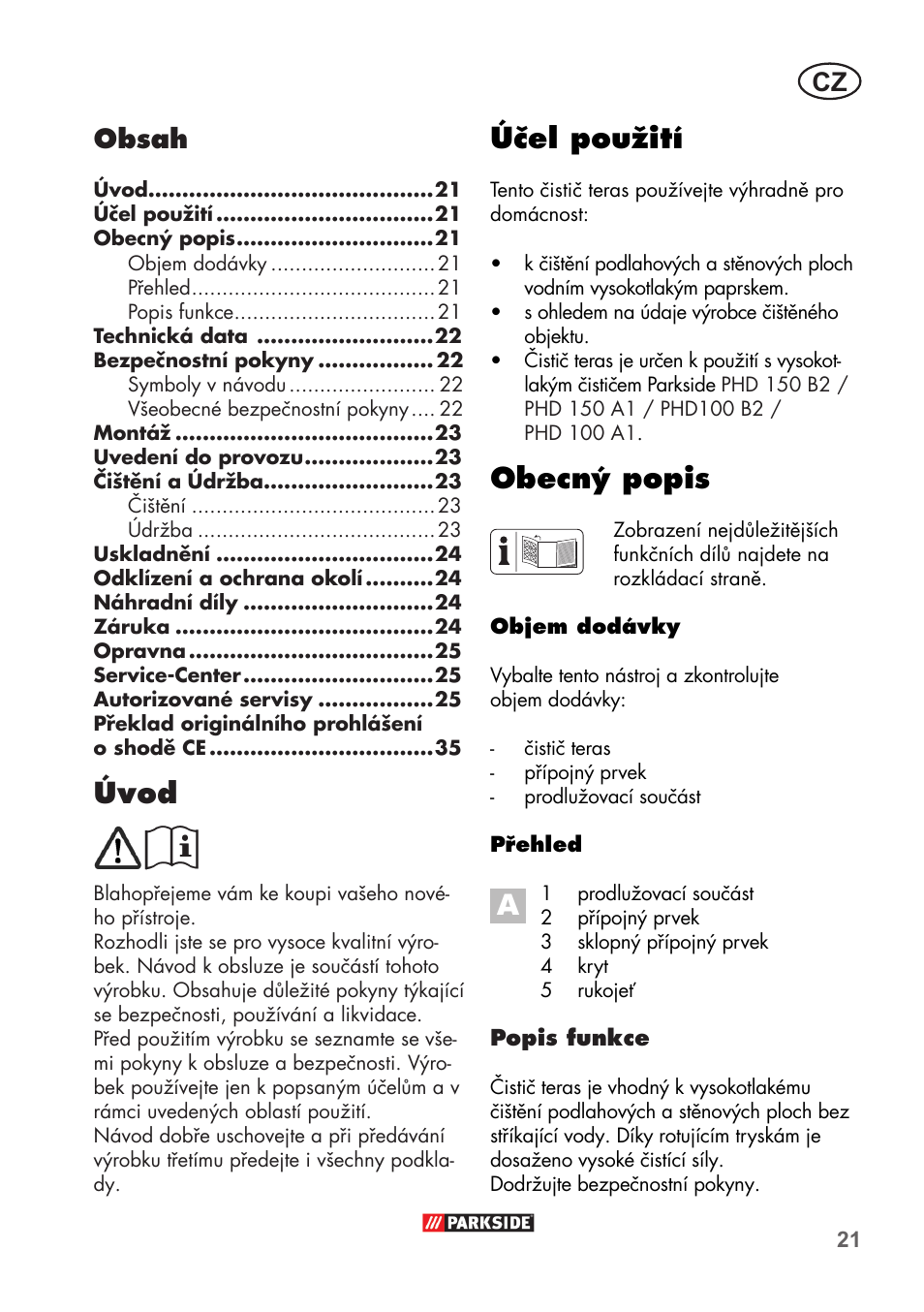 Parkside PFR 30 A1 User Manual | Page 21 / 38