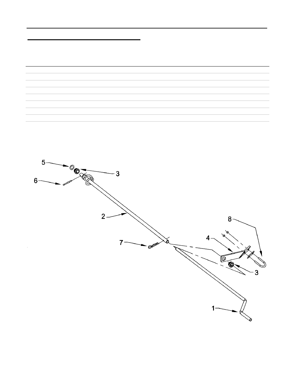 Parts, Manual chute rotation system | Country Home Products A2080BEA User Manual | Page 25 / 28