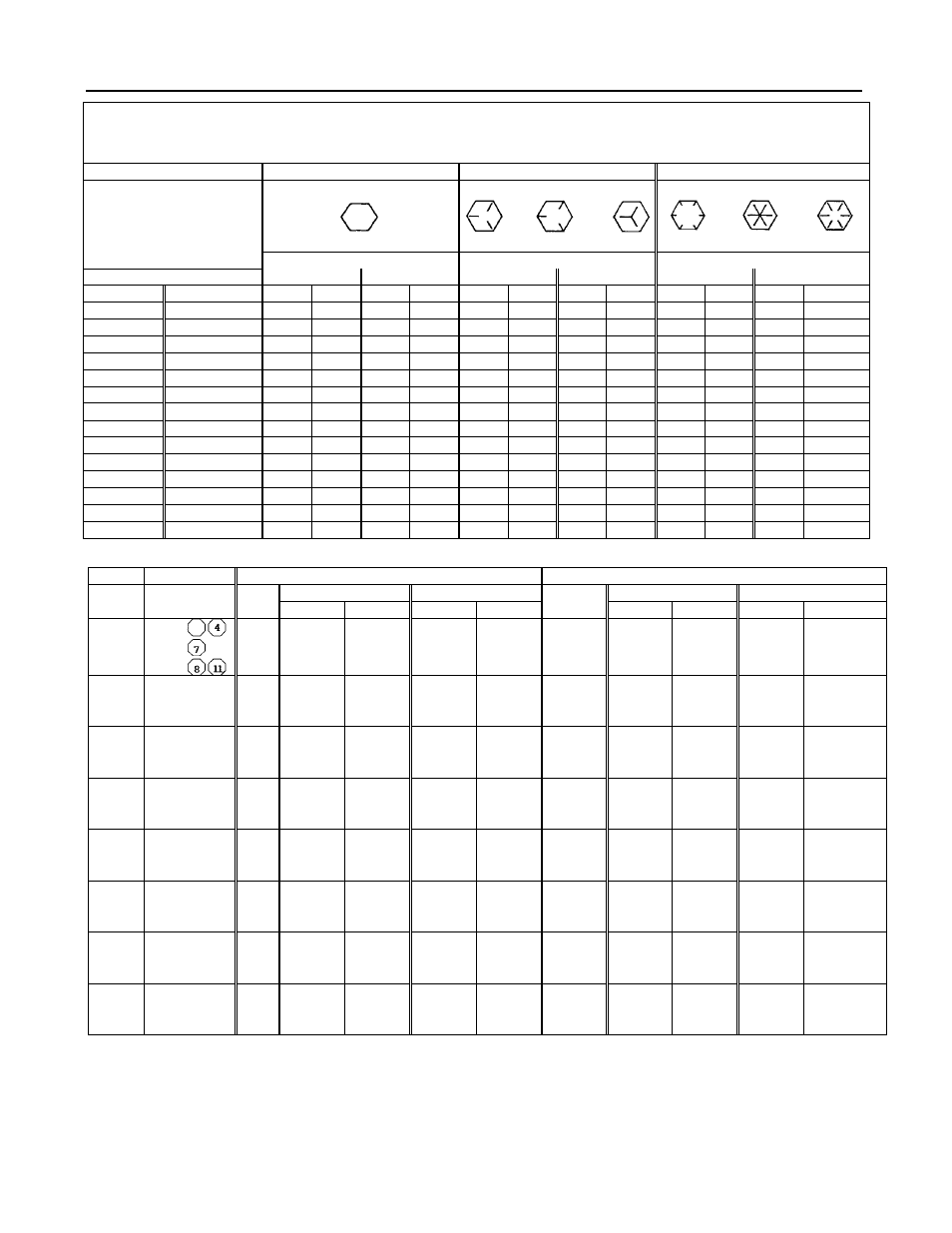 Torque specification table | Country Home Products A2080BEA User Manual | Page 27 / 28