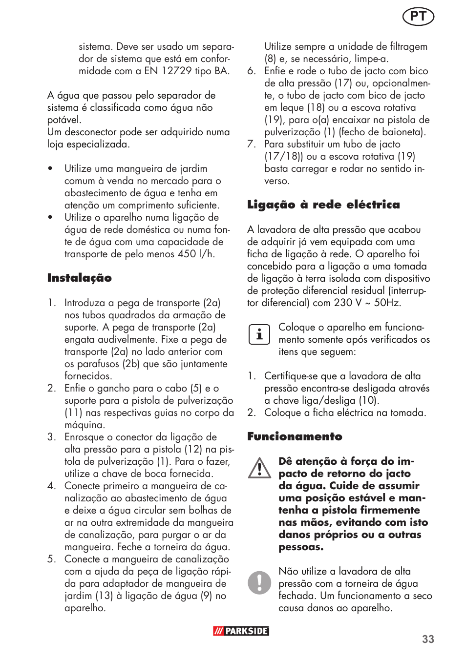 Parkside PHD 150 B2 User Manual | Page 33 / 66