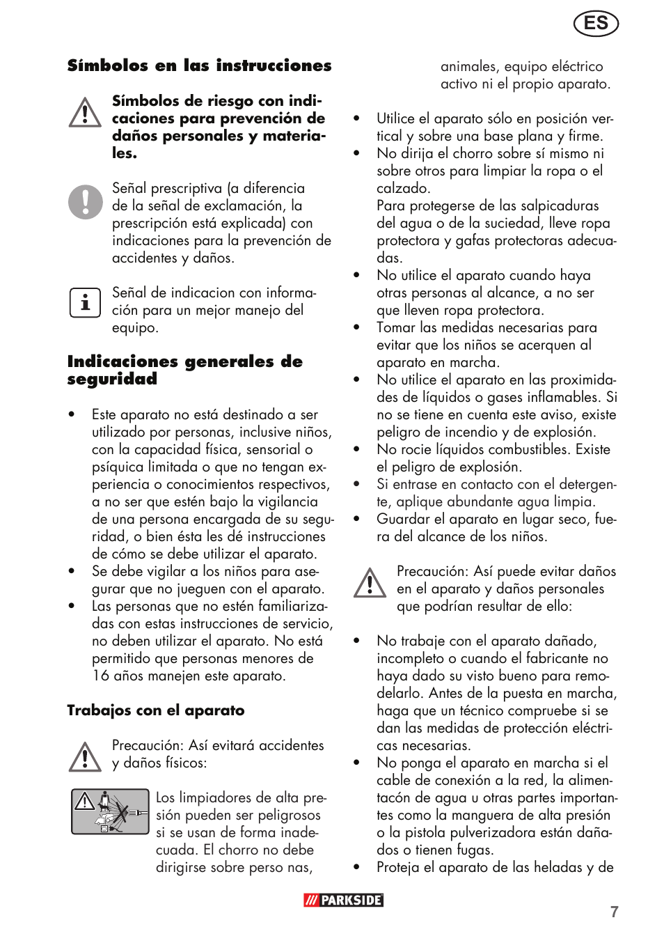 Parkside PHD 150 B2 User Manual | Page 7 / 66