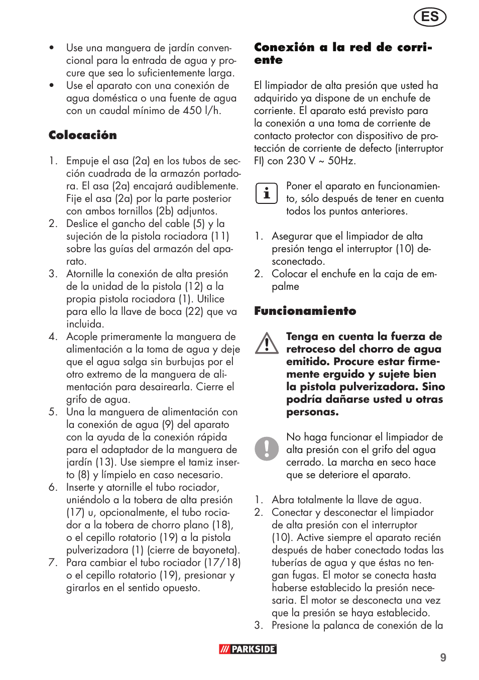 Parkside PHD 150 B2 User Manual | Page 9 / 66