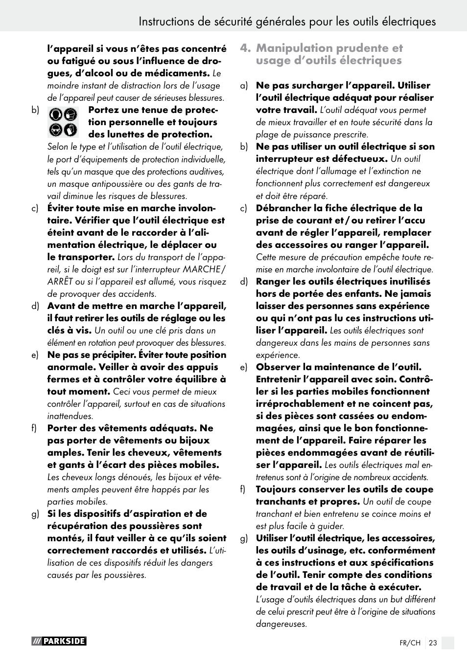 Parkside PFBS 9.6 A1 User Manual | Page 23 / 60
