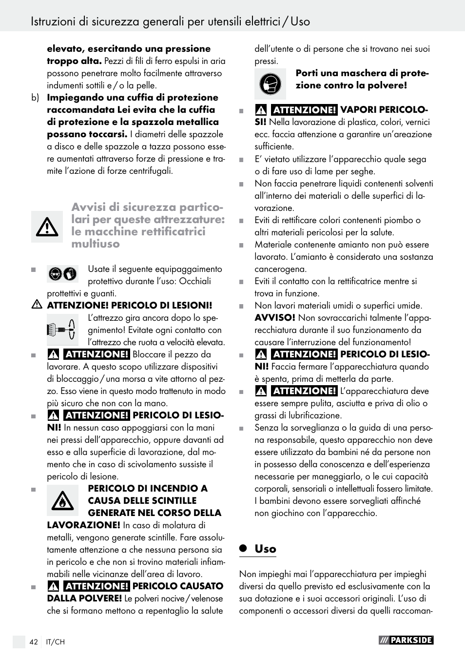 Parkside PFBS 9.6 A1 User Manual | Page 42 / 60