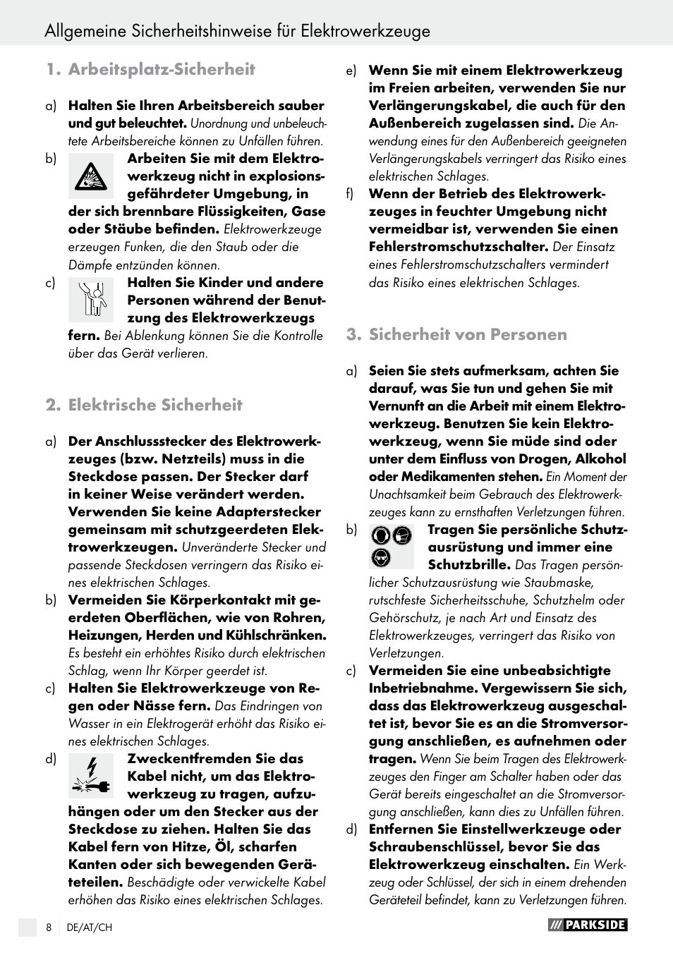 Parkside PABS 12 A1 User Manual | Page 8 / 45