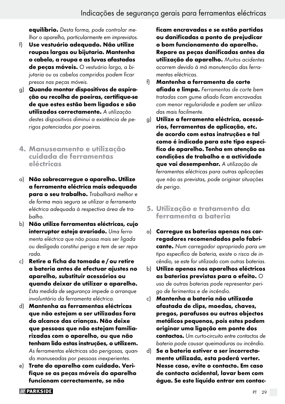 Parkside PABS 12 A1 User Manual | Page 29 / 55