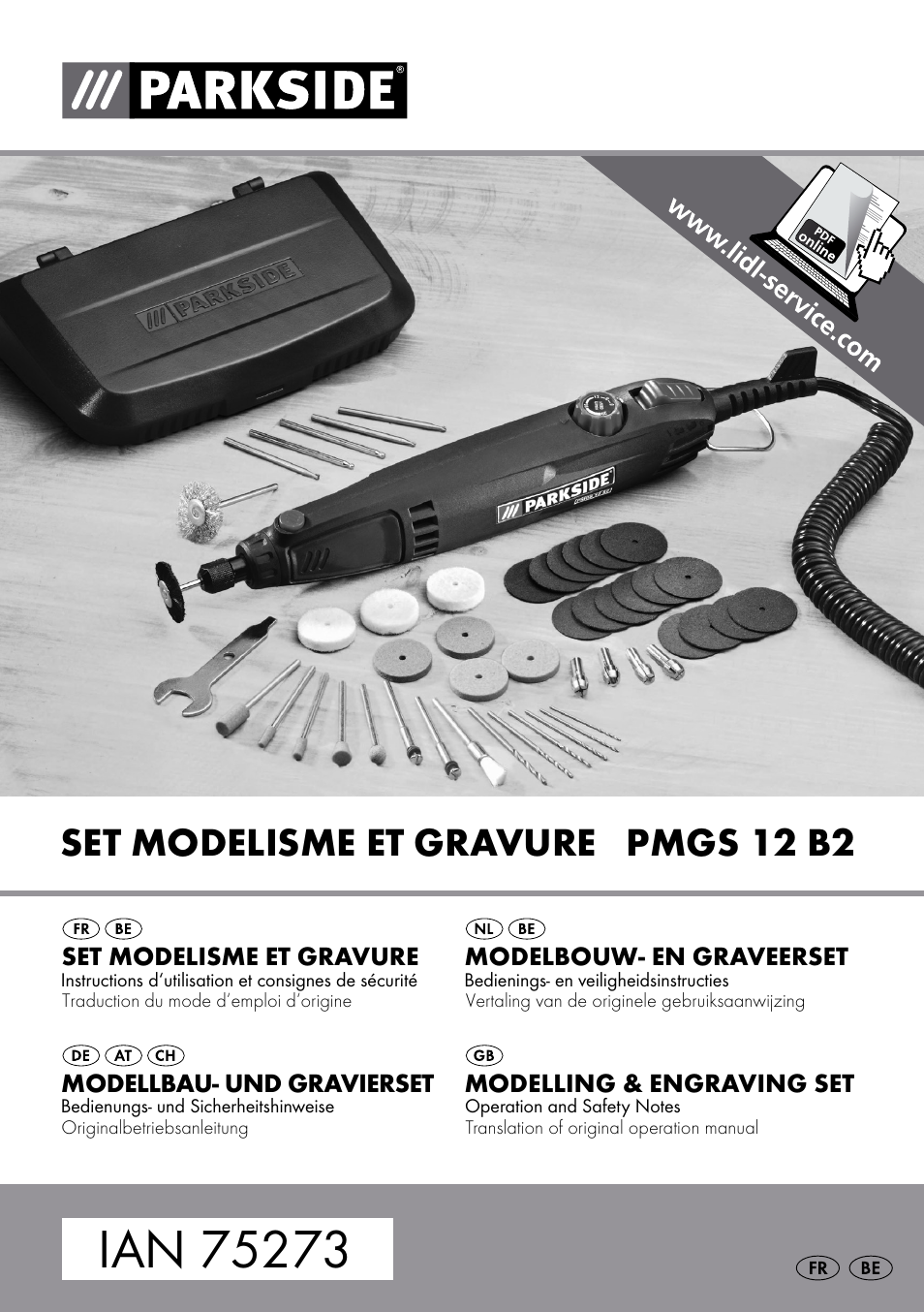 Parkside PMGS 12 B2 User Manual | 57 pages