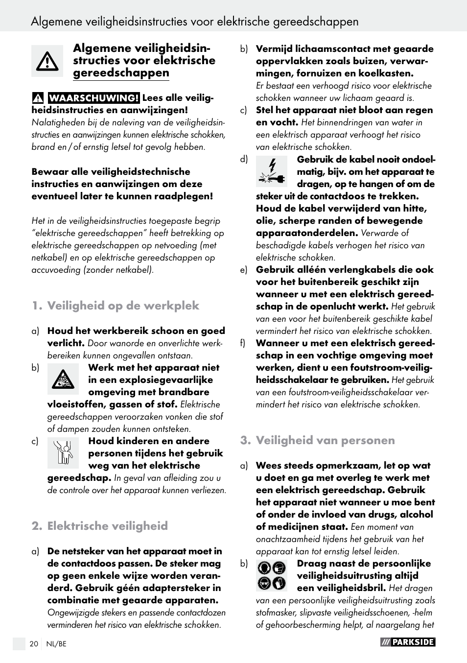 Parkside PMGS 12 B2 User Manual | Page 20 / 57