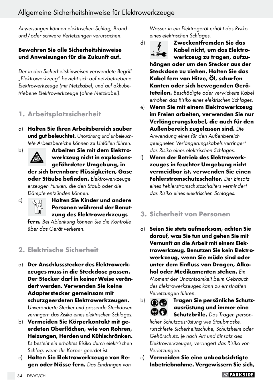 Parkside PMGS 12 B2 User Manual | Page 34 / 57