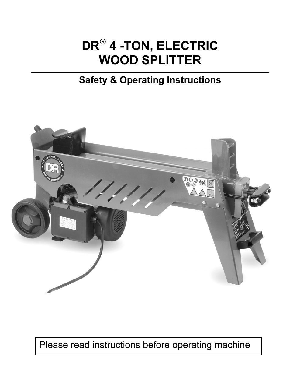Country Home Products DR 4 -TON User Manual | 32 pages