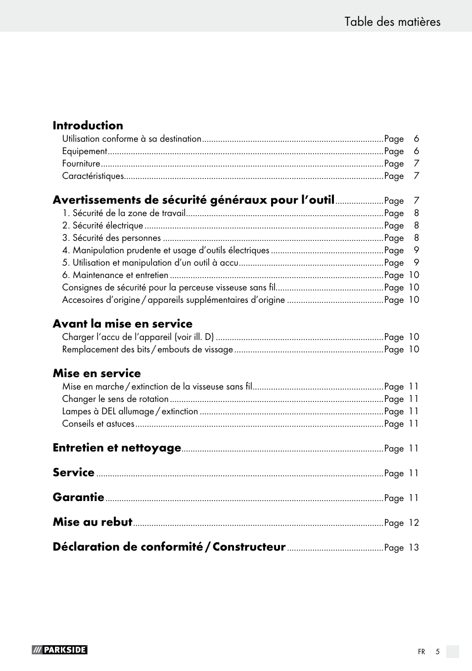 Parkside PAS 3.6 A1 User Manual | Page 5 / 33