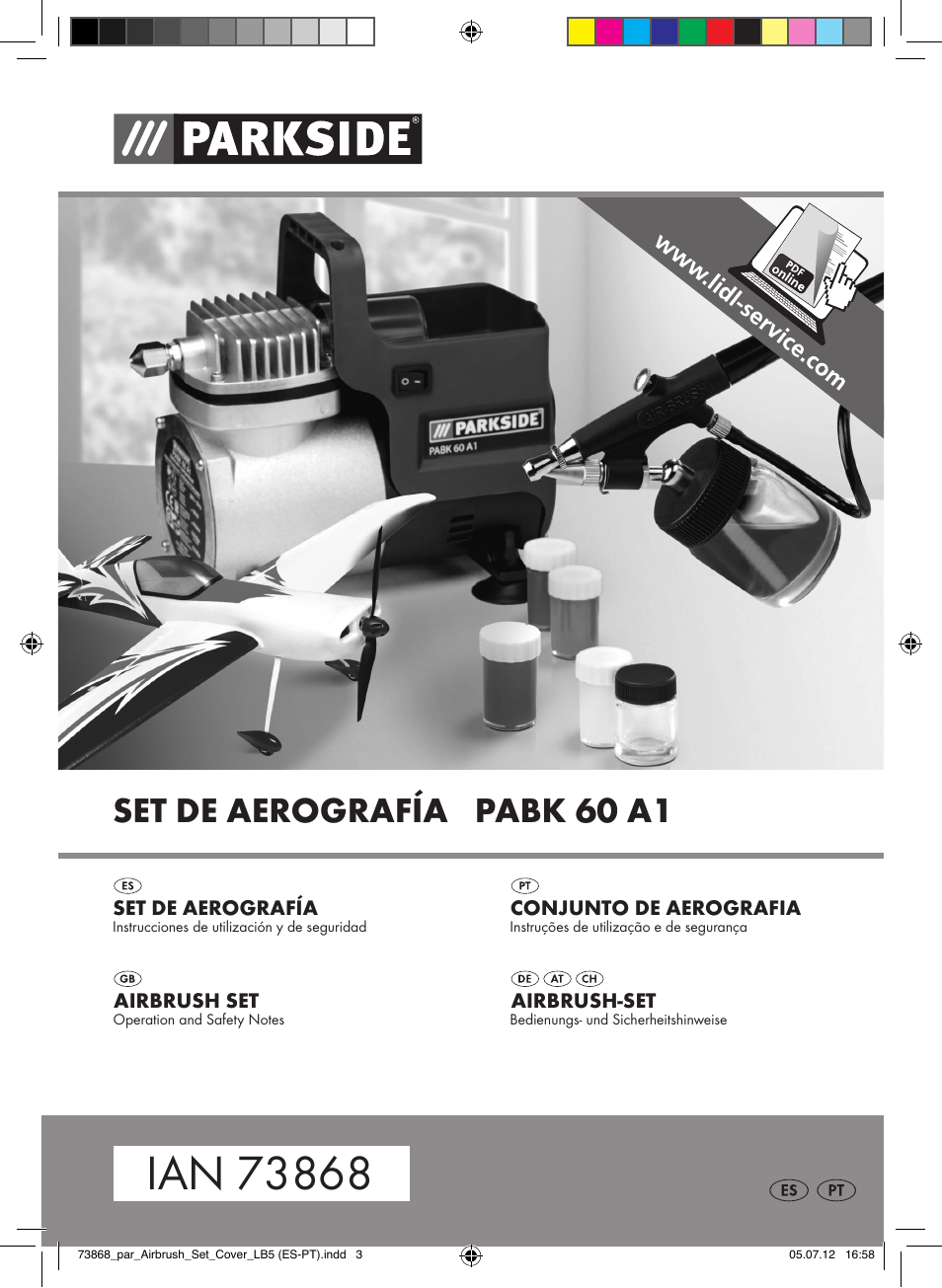 Parkside PABK 60 A1 User Manual | 45 pages