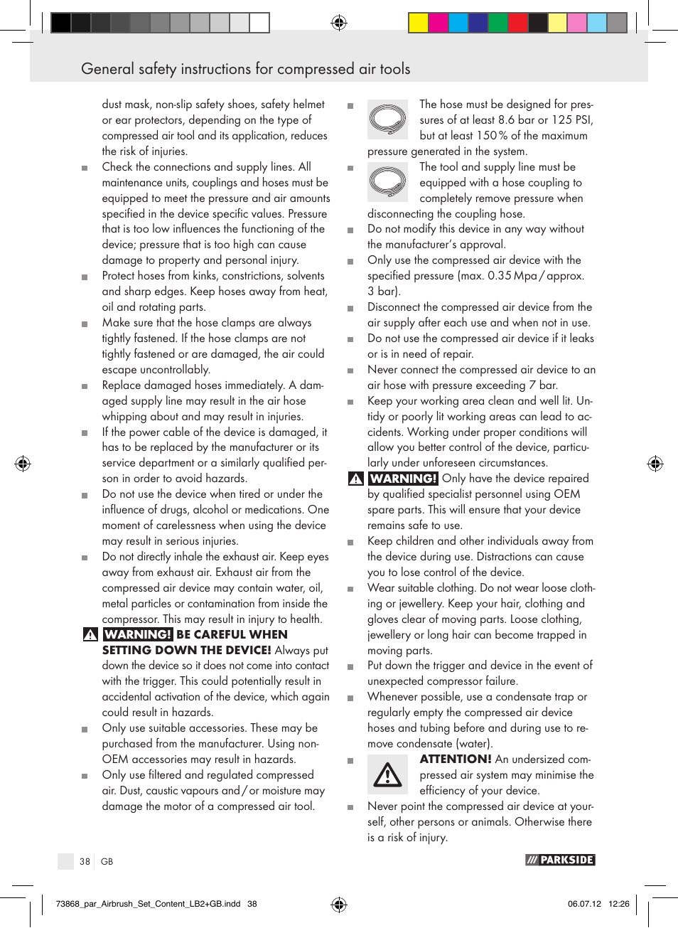Parkside PABK 60 A1 User Manual | Page 38 / 44