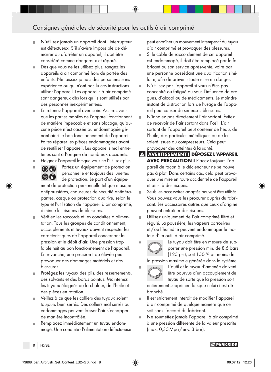 Parkside PABK 60 A1 User Manual | Page 8 / 44