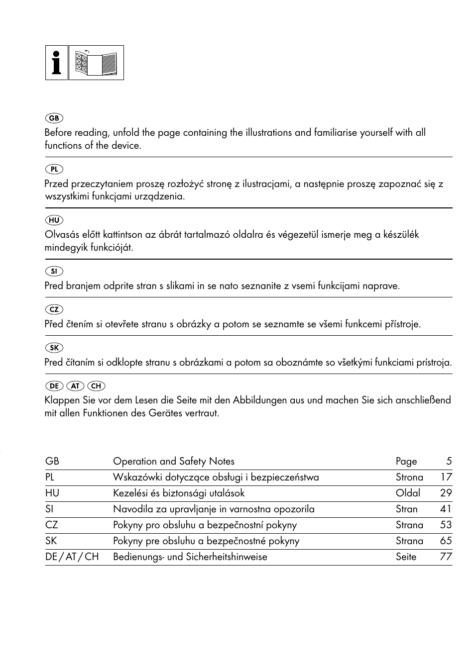 Parkside PDSP 1000 A1 User Manual | Page 2 / 89