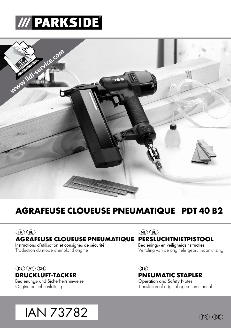 Parkside PDT 40 B2 User Manual | 37 pages