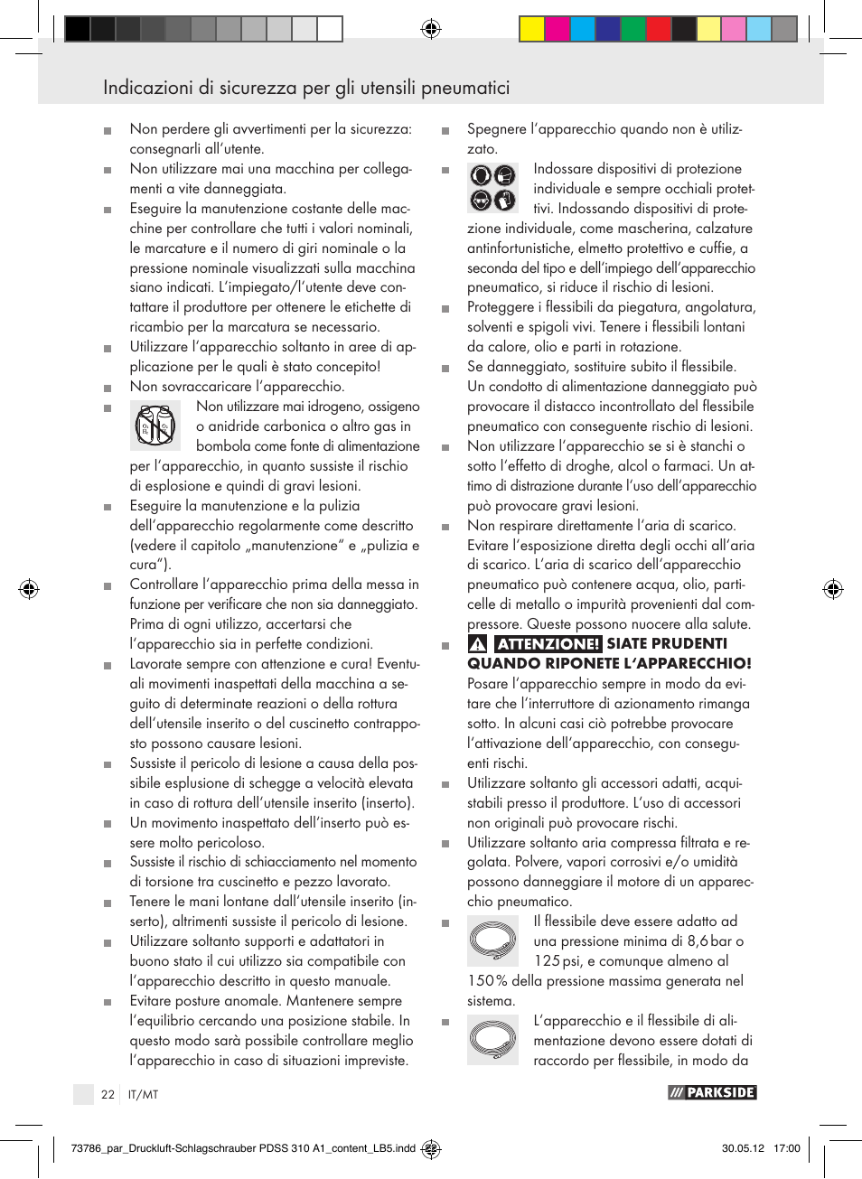 Parkside PDSS 310 A1 User Manual | Page 22 / 72