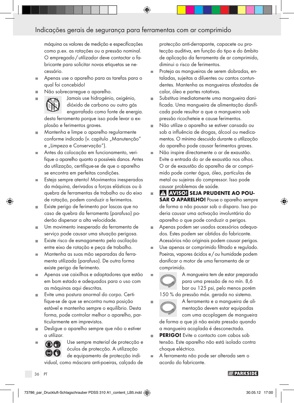 Parkside PDSS 310 A1 User Manual | Page 36 / 72