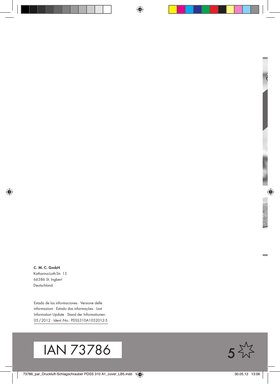 Parkside PDSS 310 A1 User Manual | Page 72 / 72