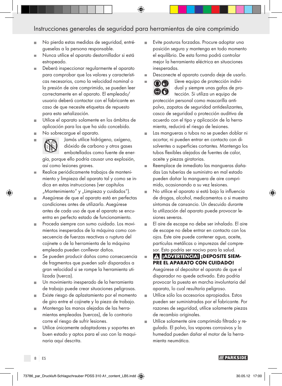 Parkside PDSS 310 A1 User Manual | Page 8 / 72