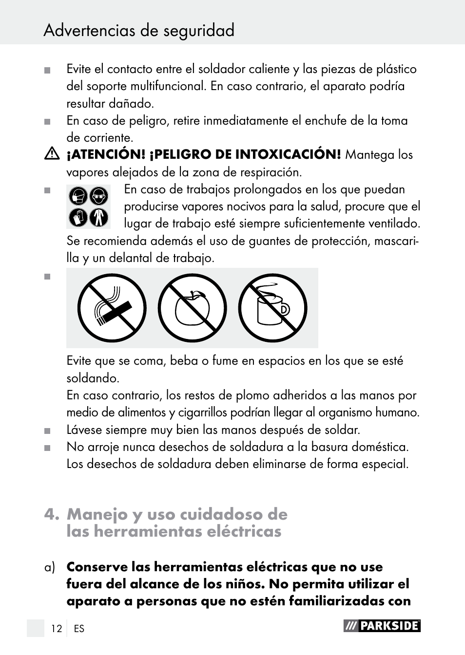 Parkside PLBS 30 A1 User Manual | Page 12 / 90