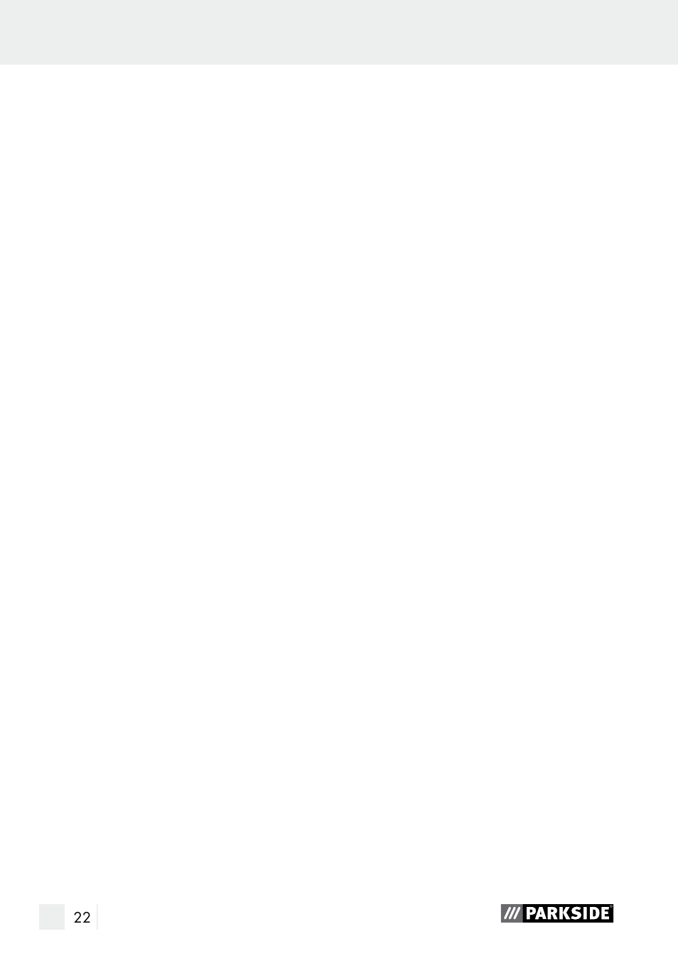 Indice | Parkside PLBS 30 A1 User Manual | Page 22 / 90