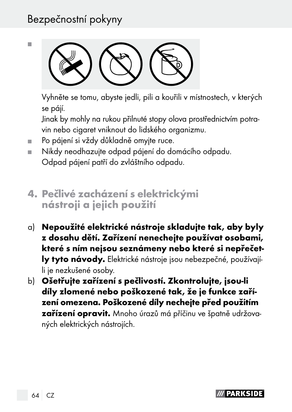 Parkside PLBS 30 A1 User Manual | Page 64 / 106