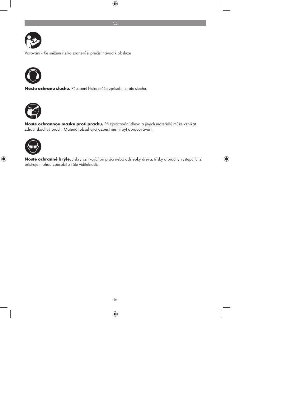 Parkside PFMR 1400 A1 User Manual | Page 26 / 58