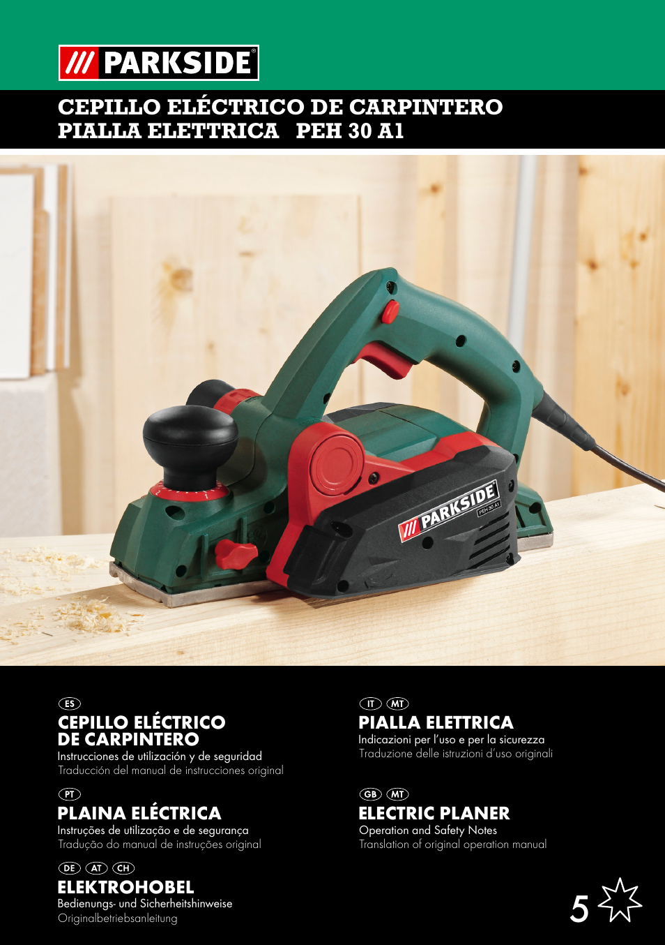 Parkside PEH 30 A1 User Manual | 55 pages