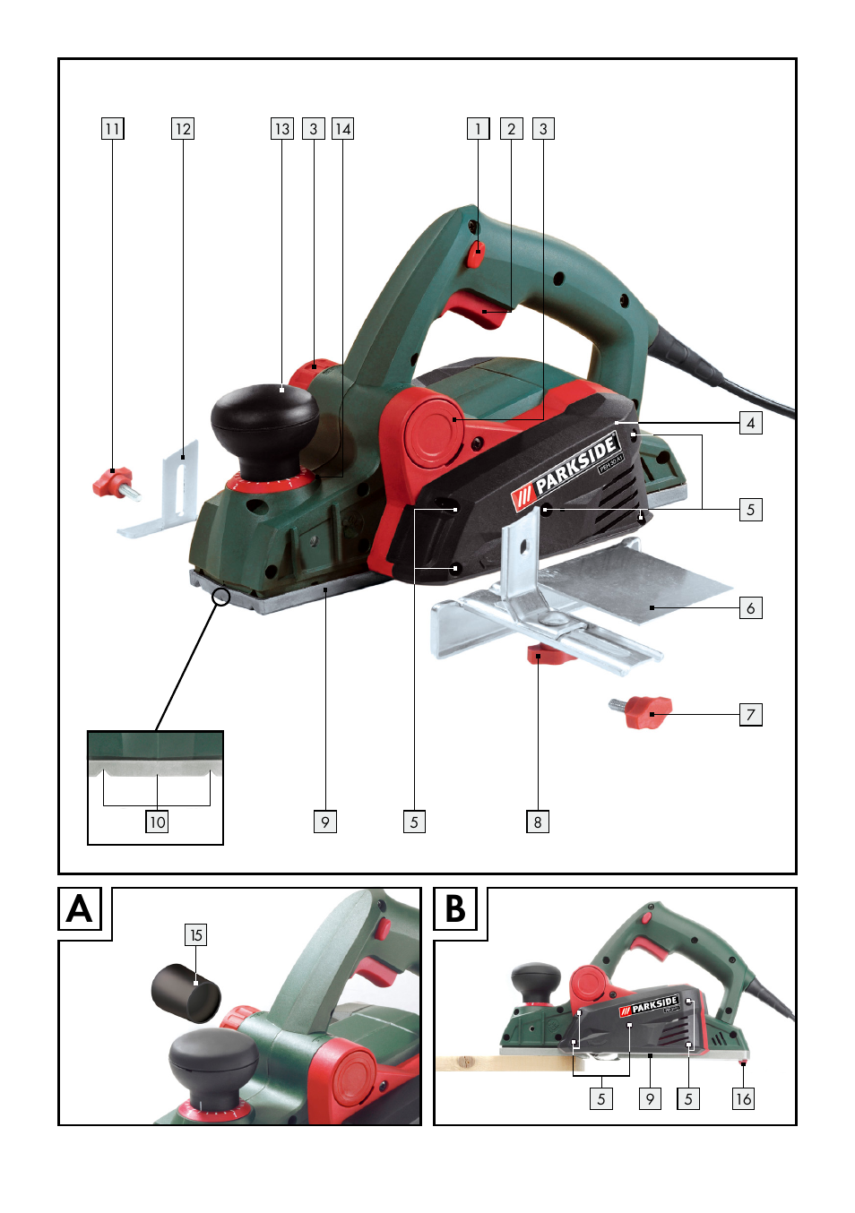 Parkside PEH 30 A1 User Manual | Page 3 / 55