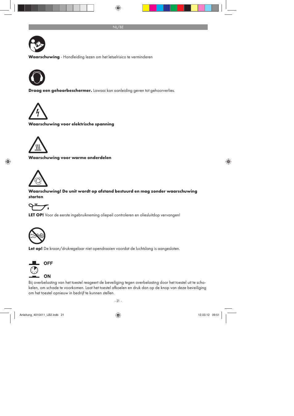 Parkside PKO 400 A1 User Manual | Page 21 / 62