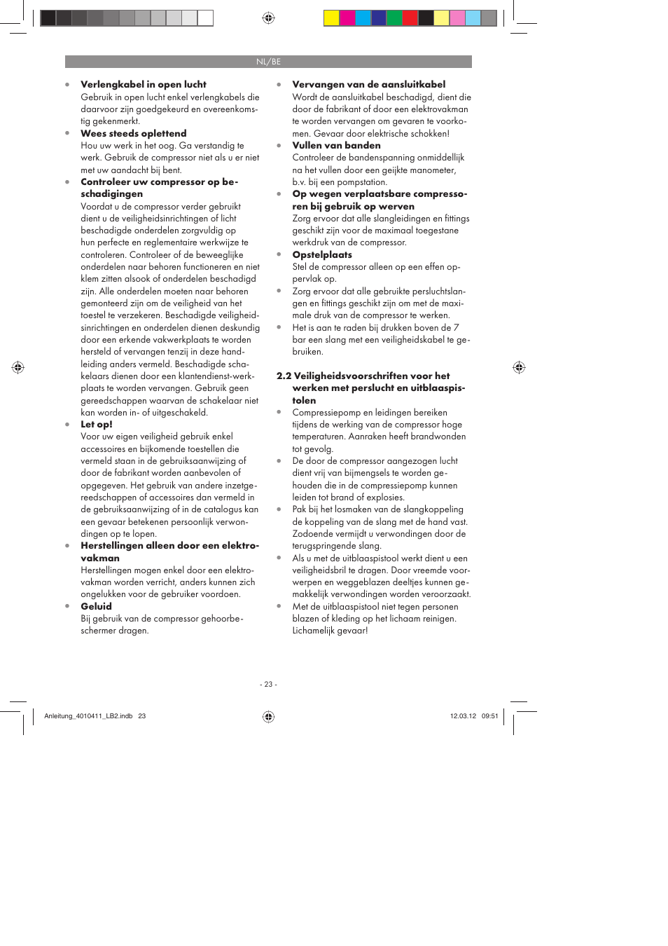 Parkside PKO 400 A1 User Manual | Page 23 / 62