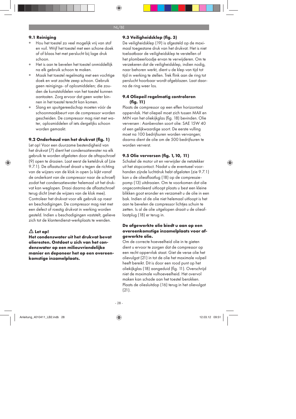 Parkside PKO 400 A1 User Manual | Page 28 / 62