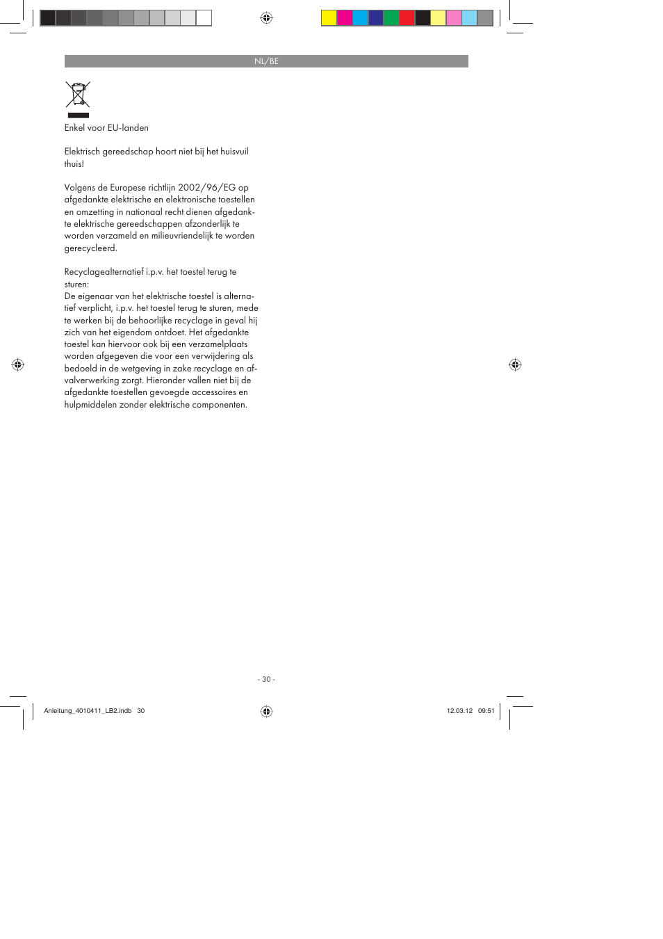 Parkside PKO 400 A1 User Manual | Page 30 / 62