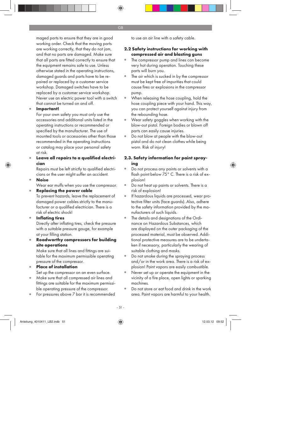 Parkside PKO 400 A1 User Manual | Page 51 / 62