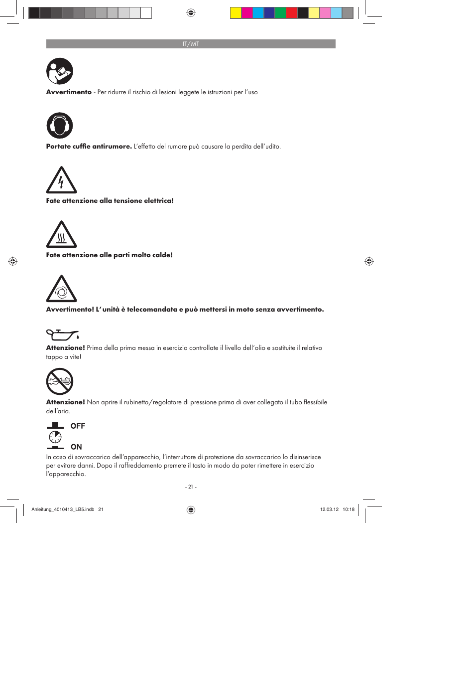 Parkside PKO 400 A1 User Manual | Page 21 / 78