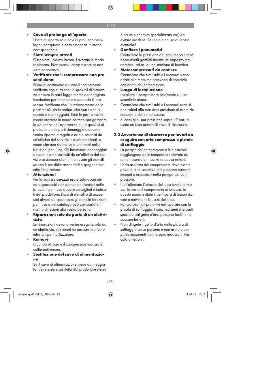 Parkside PKO 400 A1 User Manual | Page 23 / 78