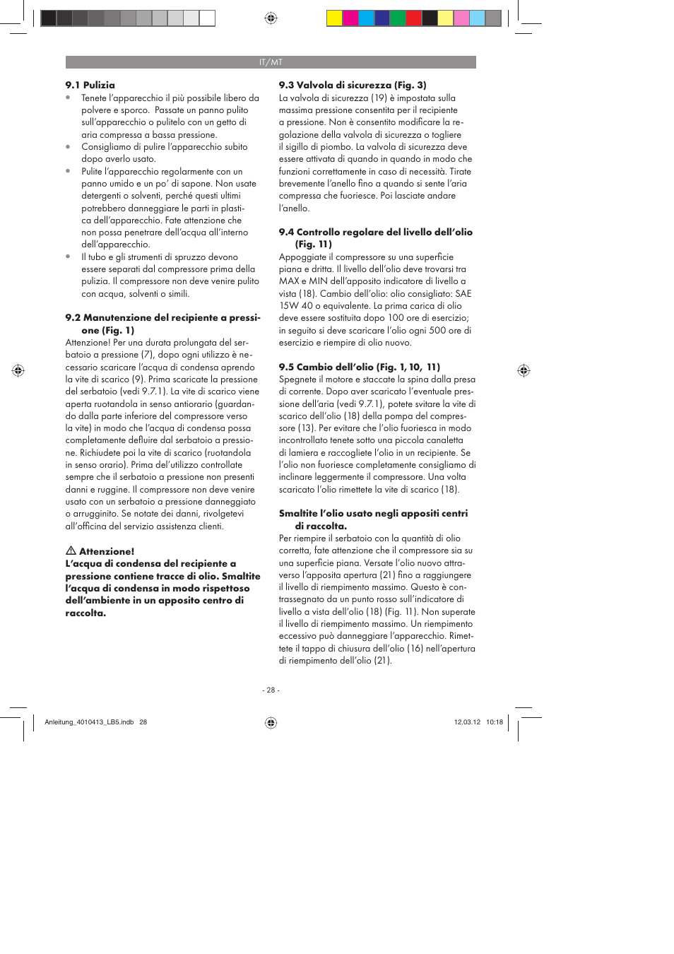Parkside PKO 400 A1 User Manual | Page 28 / 78