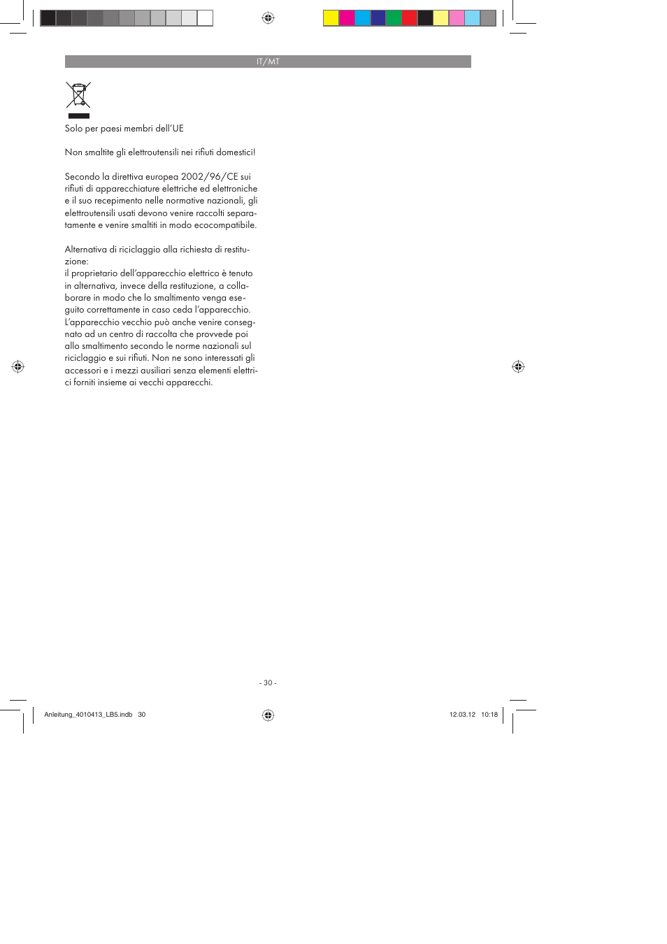 Parkside PKO 400 A1 User Manual | Page 30 / 78
